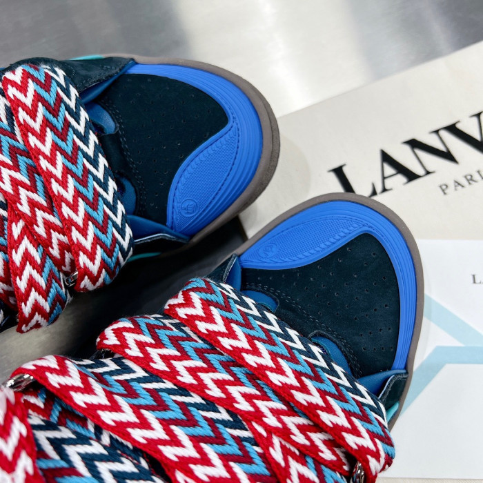 lanvin leather curb taurus blue p2220