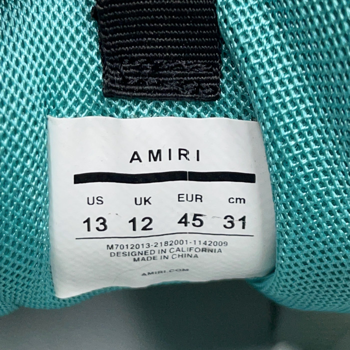 AMIRI Bone Runner Skel Top Low Sneaker