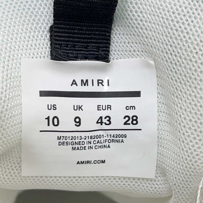 AMIRI Bone Runner Skel Top Low Sneaker
